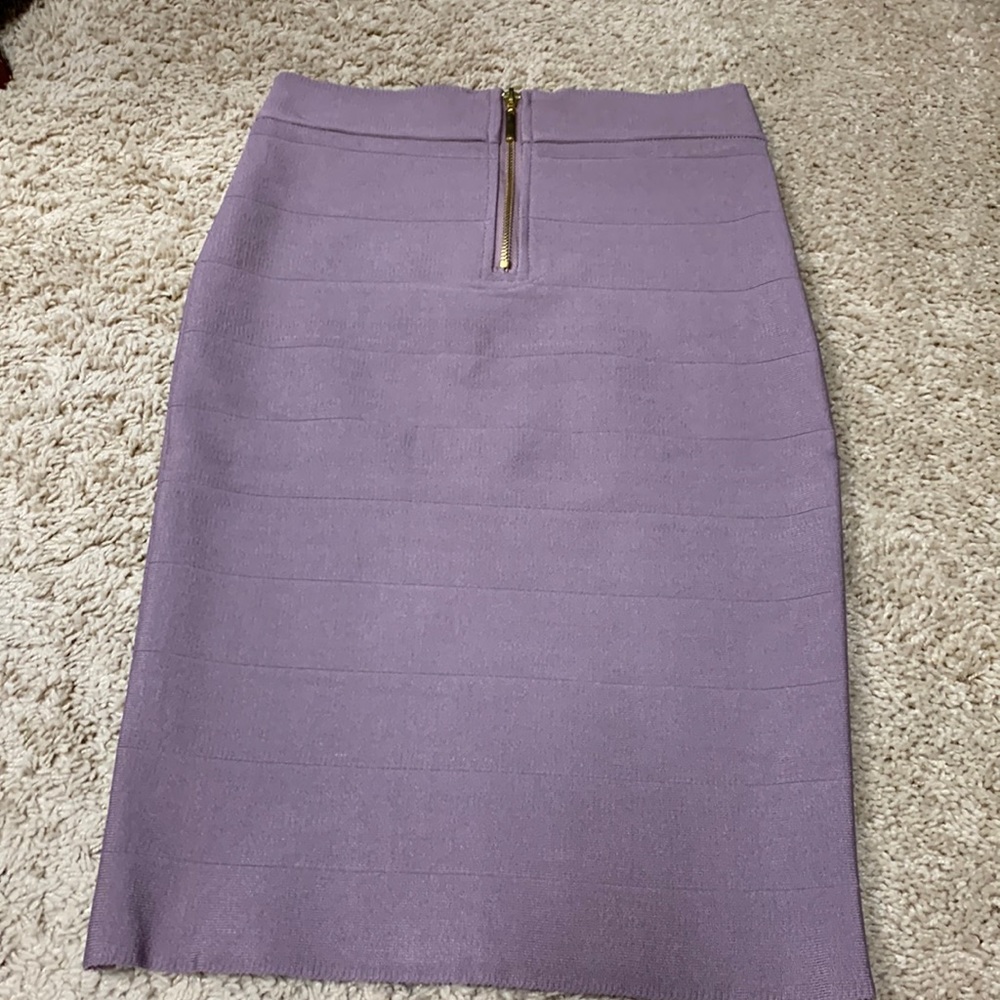 New Look bandage skirt in taupe Medium